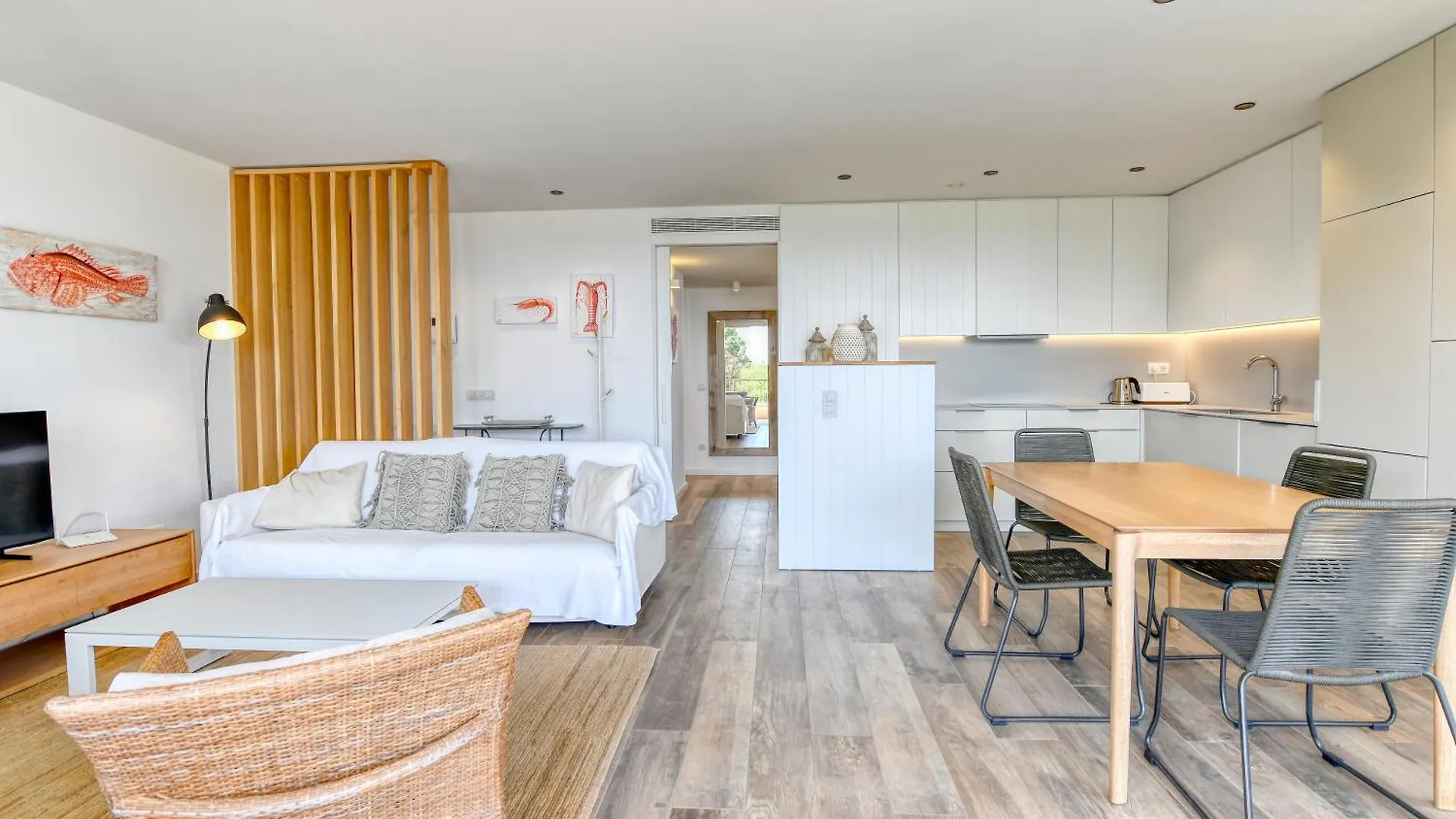 公寓 Luxury Central Apartments, Illa Blanca, Calella 卡莱利亚德帕拉弗鲁赫尔